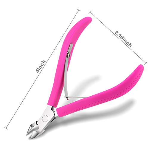 image for Cuticle Cutter Nippers - BUVE Non-slip Cuticle Trimmer Clipper Profess