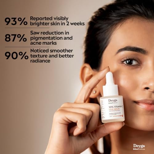 10% Vitamin C Face Serum | Skin Brightening Serum | Reduces Pigmentation & Dark Spots | Serum for Glowing Skin