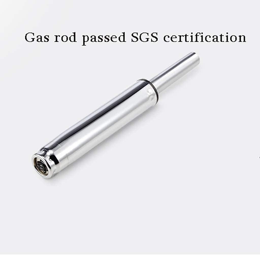 Round Stool with Casters Stainless Steel Task Stool Mini Work Rubber Matte PU Wheels 5 Star Claw Hospital Office Lift Counter Chair (Color: Stainless Steelx2 Size: 45-55cm) (Stainless Steelx2 50)