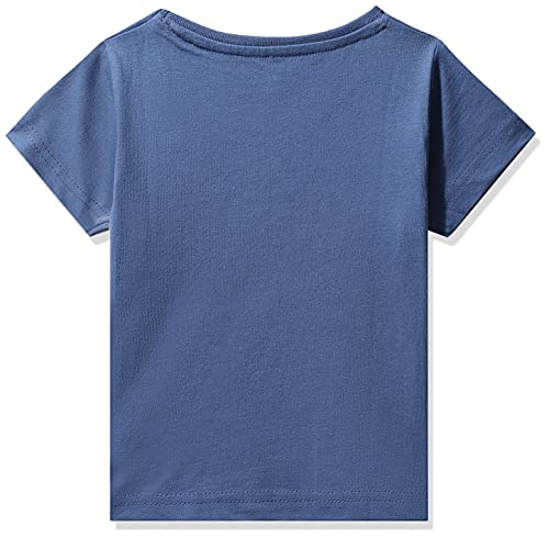 Image of Max Boys Typographic Print Crew Neck Regular Fit T-Shirt