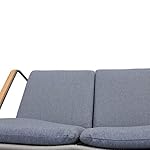 OUTLIV. Maranello 2-Sitzer Sofa Stahl & Rope Schwarz/Grau