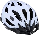 Dunlop Fahrrad Helm Größe L 58-61 cm - Helm Fahrrad mit Abnehmbarem Visier...