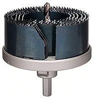 Bosch 6 tlg. Lochsägen Set (für Hart und Weichholz, furniertes Holz, Ø 46-81 mm, Zubehör Bohrmaschine)