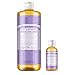Dr. Bronner’s Pure-Castile Liquid Soap – Lavender Bundle. 32 oz. Bottle and 2 oz. Travel Bottle