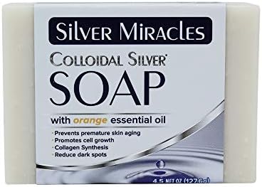 Silver Miracles Colloidal Silver Soap Scented With Natural Orange