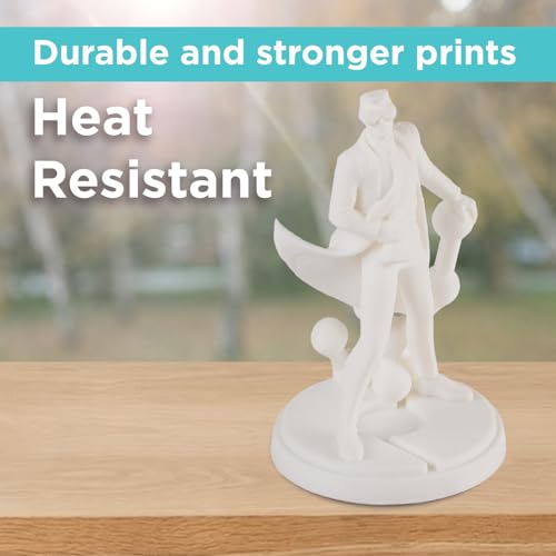 Image of Polymaker ABS Filament 1.75mm Natural, 3D Printer Filament 1.75mm Heat Resistant 1kg - PolyLite ABS 3D Printing Filament 1.75mm, Strong & Durable, Dimensional Accuracy + /- 0.03mm