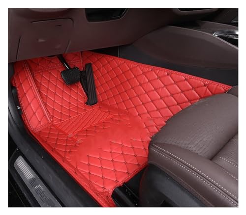 Tapis de sol voiture pour Lexus LS 2006-2016 sur mesure style rouge et noir