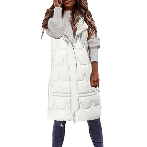 Haiorziyou Winterweste Herren Mit Kapuze Alpenblitz Winterjacke Modische...