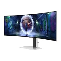 Samsung 49 Zoll Odyssey OLED G9 G93SD, DQHD (5.120 x 1.440), Gaming Monitor, PC Bildschirm, 240 Hz, OLED Glare Free, 0,03 ms Reaktionszeit, Gaming Hub, LS49DG934SUXEN – Ansicht 3