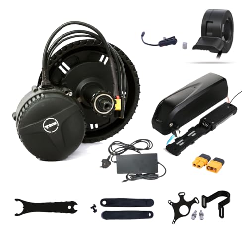 Image of E-Bicycle Conversion Kit 36V 250W | Mid-Drive Motor and 5.6 Ah Battery with Charger