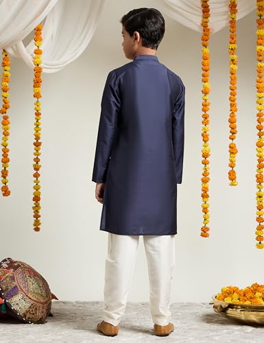 Image of Amazon Brand - Symbol Boy's Festive Rayon Kurta Pajama Set