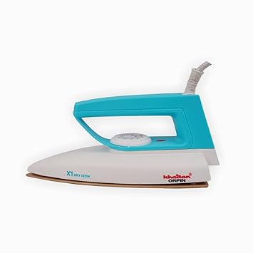 Khaitan ORFin X1 1000 Watt Dry Iron With Adjustable Temprature Control & Thermal Fuse Technology