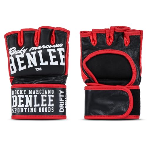 Gants MMA Benlee DRIFTY en cuir noir taille XXL pour entraînement