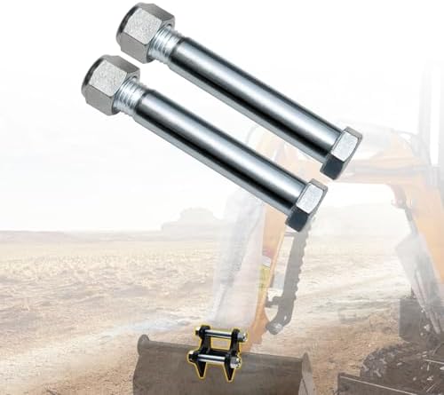 DANWIWEE 2Pcs Mini Excavator Pins 0.98in/25 mm Replaceable Small Digger Attachments Link Pin for Backhoe Accessories