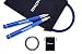 Ellenium Speed Jump Rope - Premium Quality Self-locking Adjustable Design, Fast & Smooth, Anti-slip Handles | Boxing, MMA, Double Unders, Rx WODs, Fitness Workouts | Men, Women, Kids + eBook