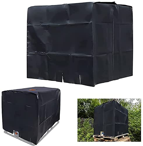 Bâche pour cuve 600L IBC 210D noire de protection extérieure - 3