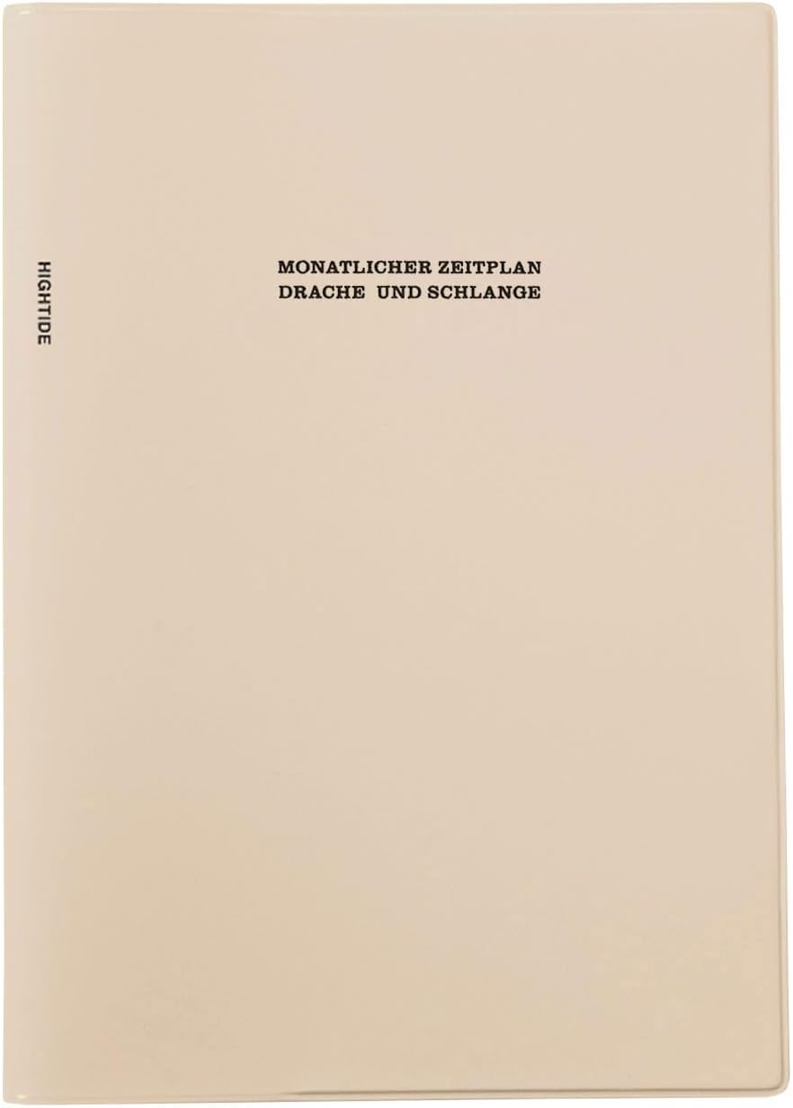 2025 High Tide Notebook, Starts October 2024, Tear Cuice, Black (B6 Monthly), Monthly