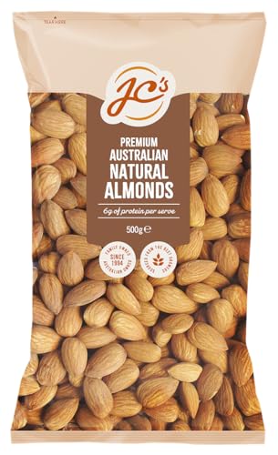 J.C.'S Quality Foods Premium Natural Australian Almonds, 500 g