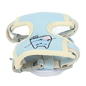 Topincn Katzen Laufgeschirr Verstellbar 360 Grad Hellblau