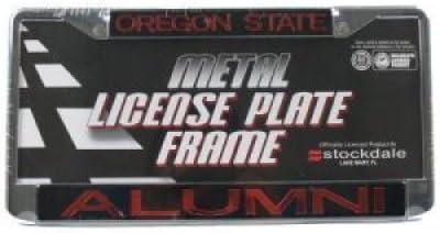 Oregon State Beavers Metal Alumni Inlaid Acrylic License Plate Frame