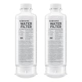 Samsung HAF-QIN-2P/EXP Genuine Refrigerator Water Filter, Reduces 99% of Harmful Contaminants for Clean, Clear Drinking Water, 6-Month Life, Easy Install, Pack of 2