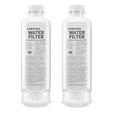 Samsung HAF-QIN-2P/EXP Genuine Refrigerator Water Filter, Reduces 99% of Harmful Contaminants for Clean, Clear Drinking Water, 6-Month Life, Easy Install, Pack of 2