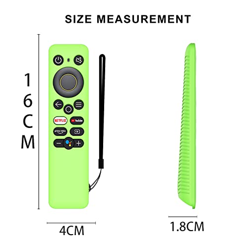 Image of Silicone Remote Cover for Realme Smart LED TV Remote with Netflix Prime Video and YouTube Function Realme TV Remote Case with Lanyard - Anti Lost (Remote Not Included)