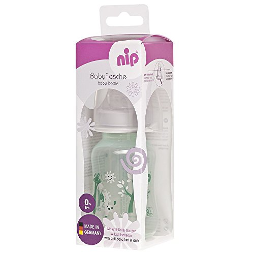 NIP Set di 4 biberon in polipropilene, 2 x 125 ml