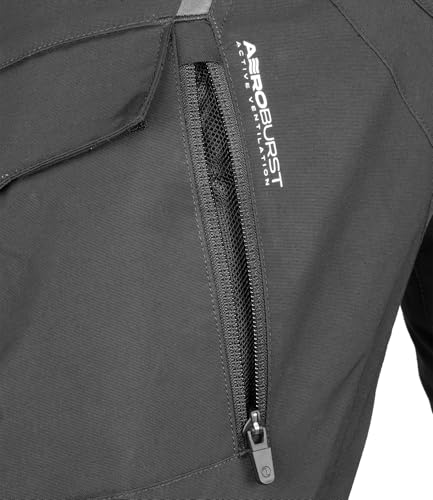 Image of Rynox Advento Pro Pants - Motorcycle Riding Pants | Impact Protection | Abrasion Resistance | Maximum Ventilation - Black, XL