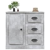 ♞Ampio spazio portaoggetti: La credenza offre un ampio spazio per riporre i vostri oggetti di uso quotidiano, tenendoli in ordine e a portata di mano. Funzione espositiva: Il robusto piano di questo mobile è ideale per esporre oggetti decorativi, cornici e piante in vaso.
