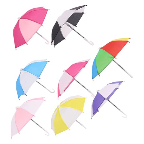 Mini Parapluies Kisangel anti-déformation pour Décorer sans Risque de Casse les Bureaux