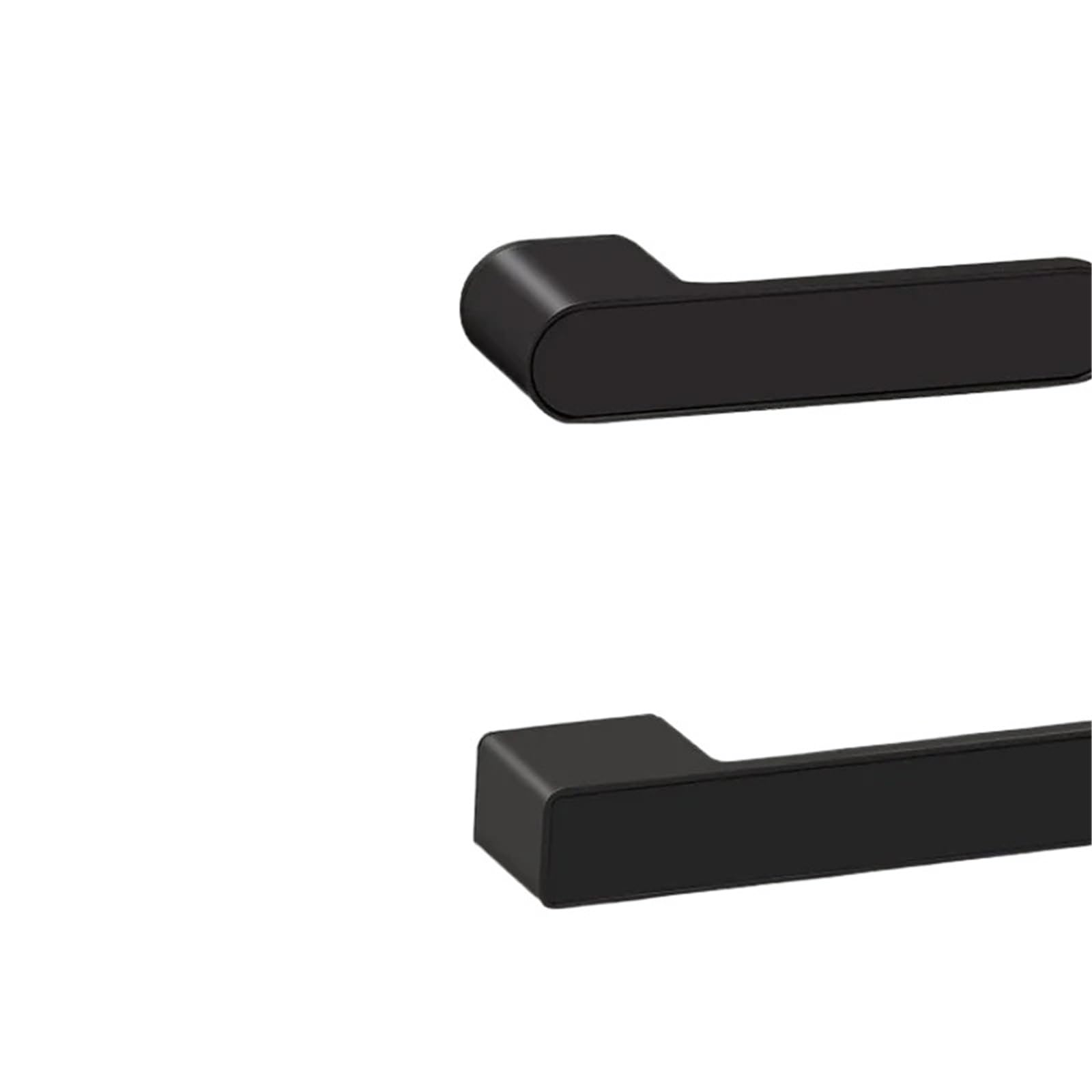 Indoor Magnetic Suction Bedroom Door Lock Handle 1Pcs(Square)
