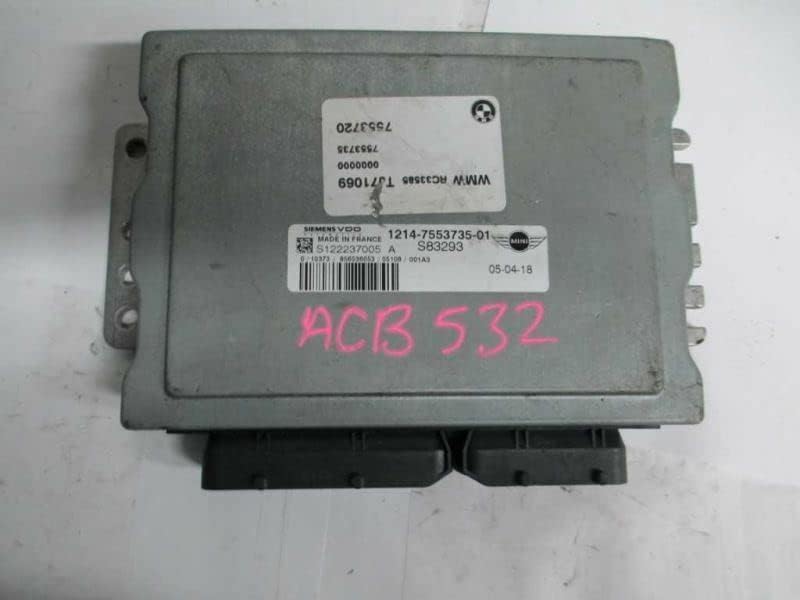Engine ECM Control Module 1.6L Base Fits 05-08 Compatible with Mini Cooper 7 553 735 7553735