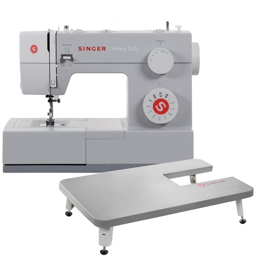 Singer 4411EXTBUND - Máquina de coser resistente 4411 con mesa de extensión by CucireOnline