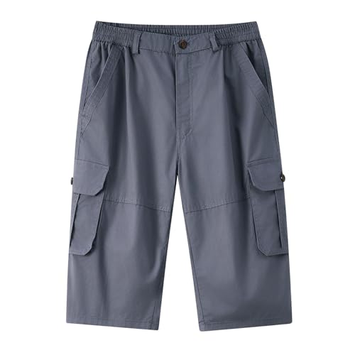 Bermuda cargo homme haut de gamme pantacourt sport chic couleur unie