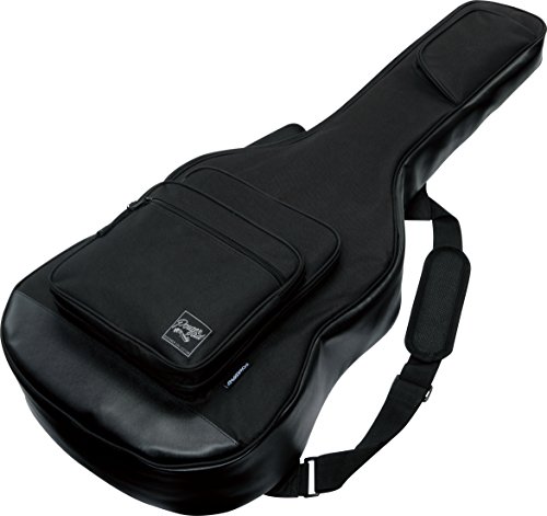 Ibanez IAB540-BK Housse POWERPAD pour guitare acoustique, Noir - Les Beatles, Paul McCartney, John Lennon, RIngo Starr, George Harrison Ibanez IAB540-BK Housse POWERPAD pour guitare acoustique, Noir