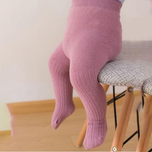 Baby Girl Cable Knit Leggings Stocking Tights Footed Pants Toddler Kids Cotton Warm Pantyhose Fleece2