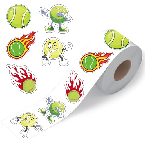 Calcomanías de pelota de tenis para decorar planificadores y computadoras 2