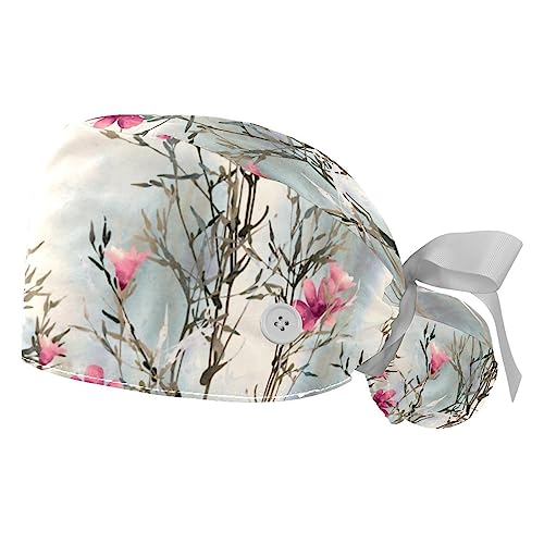 Bonnet bouffant avec bandeau anti-transpiration ajustable chapeau de travail mixte
