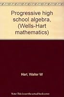 Progressive High School Algebra B00085HULO Book Cover