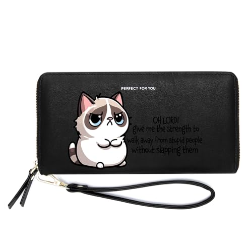 OIDERY Customized Cat Women's Wallet,Birthday Gift,Holiday Gift for Friend,Valentine's Day Gift for Wife,Mother,Daughter,Ladies