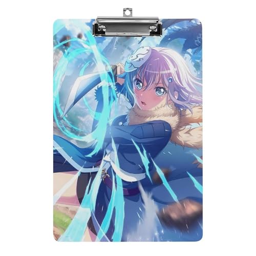 バンドリ 倉田ましろ アクリル クリップボード A4 バインダー クリップホルダ 資料ケース ァイルボード スケッチボード ライティングパッド おしゃれ かわいい 人気 携帯便利 縦型 厚手ク 文房具 絵画 教室 事務用