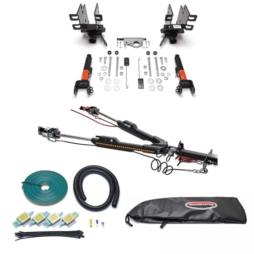 TrendsAuto Roadmaster Nighthawk Tow Bar and Baseplate Combo with Universal Economy Wiring Kit fits 2019-2025 Gladiator JT | Easy Maintenance | Includes Decal