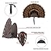 Allen Company EZ Mount Stackable Turkey Fan & Beard Display - Metal Trophy Mount - Wall Display for Turkey Slam & Hunting Trophy Rooms - Brown