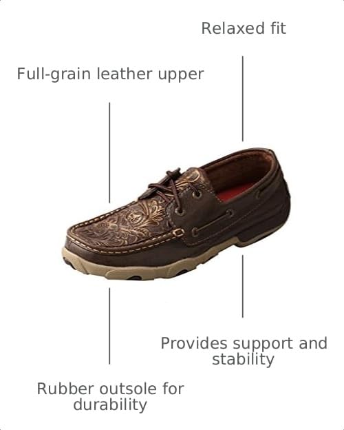 Image of Twisted X Women's Boat Shoe Driving Moc