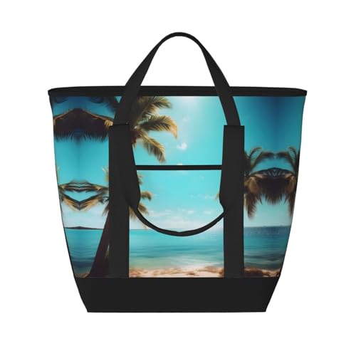 Sac isotherme grande capacité contre la chaleur sac de courses réutilisable