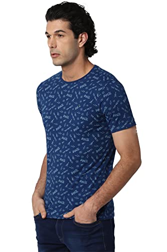 Image of Van Heusen Men's Cotton Slim Fit T-Shirt