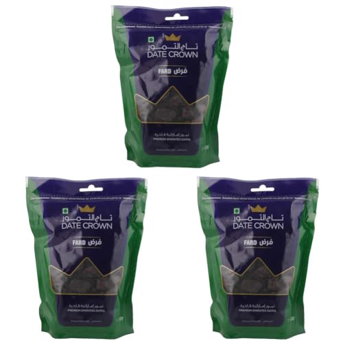 Image of Date Crown Fardh Dates, 500 g (Pack of 3)