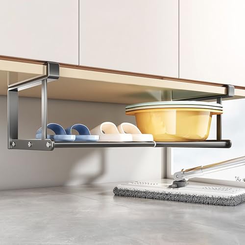 Panier de rangement sous étagère placard cuisine extensible réglable