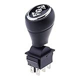 Forward Stop Backward Gear Switch of Children's Electric Vehicle Baby Carriage DPR switchBaby Carriage Push Handle KCD4(Beige,Self Reset)